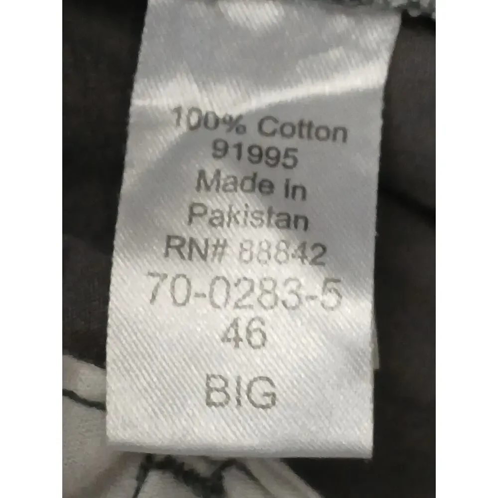 King Size (46) Men's Gray Cargo Style Relaxed Shorts
